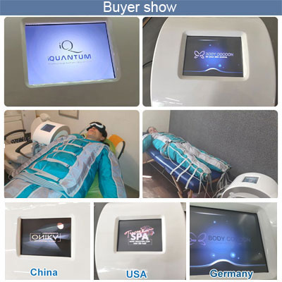Buyers show of pressotherpay machine